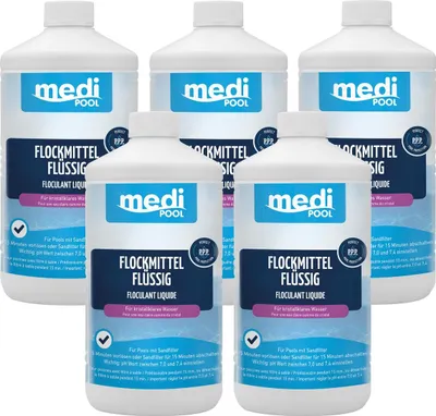Produktbild von mediPOOL Flockmittel flüssig 5x 1 L