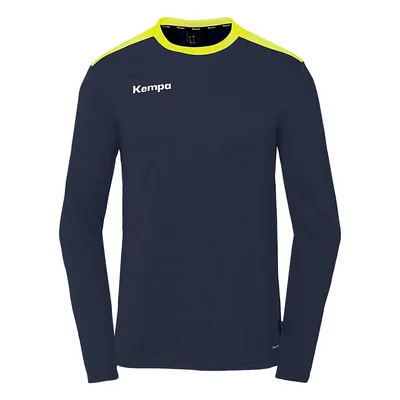 Produktbild von Emotion 27 Langarmshirt , Größe:164, Farben:marine/fluo gelb