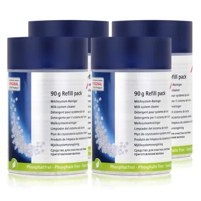 Produktbild von Jura Milchsystem-Reiniger Mini-Tabs Nachfüllflasche 90g (4er Pack)
