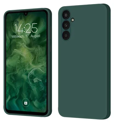 Produktbild von Hülle für Samsung Galaxy A34 5G Case Cover Bumper Smartphone Softgrip Schutzhülle Farbe: Grün