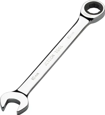 Zdjęcie produktu dla Klucz grzechotkowy kombinowany Jetech 18 mm