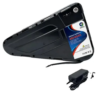 Obrázok produktu pre Lítiová batéria, kapacita 40 000 mAh, vhodná pre elektrické bicykle, konektor 48V-T, kapacita 40 Ah
