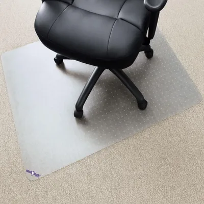 PVC-Bürostuhlmatte transparent 75x120 cm für Teppich