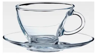 Produktbild von 12-teiliges Tassen-Set mit Unterteller "Penguen" für Tee, Kaffee und Cappuccino, geeignet für 6 Personen