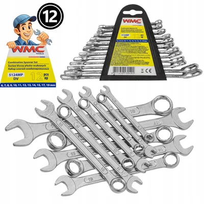 Produktbild von WMC Tools Ringmaulschlüssel-Satz 12-teilig CrV 6-19mm