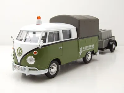 Produktbild von VW T1 Doppelkabine Volkswagen Road Service mit Anhänger MOTORMAX 1:24
