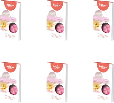 Immagine prodotto di Bolsius - True Scents - Cera fondente - 6 pezzi per confezione - Magnolia - Value pack - 36 pezzi - 6 confezioni