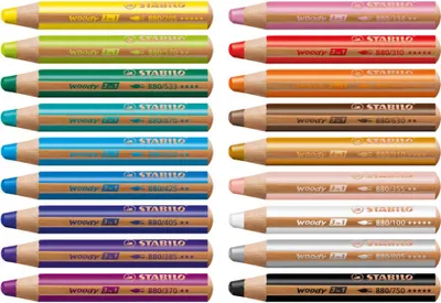 Productafbeelding van Stabilo® 880/805 multifunctionele pen "woody", 3-in-1, zilver