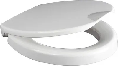 Immagine prodotto di Rialzi per WC di alta qualità - per sedersi comodamente - 1 pezzo - plastica - 5 cm