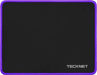 Image de TECKNET Tapis de souris 28x21cm Gaming Tapis de souris étanche antidérapant en caoutchouc PC Bureau Gaming_Lila