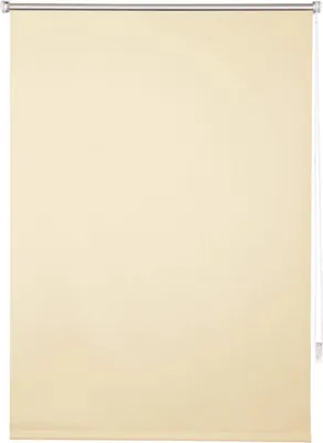Zdjęcie produktu dla Roleta – beżowa – 110 x 210 cm – zaciemniająca – izolacyjna – bez wiercenia – profil aluminiowy