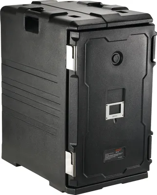 Image de SucceBuy Porte-récipients alimentaires isolés de, 109 Qt Boîte de maintien au chaud pour la restauration, Porte-récipients alimentaires en LLDPE avec doubles boucles