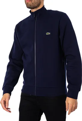 Produktbild von Lacoste Trainingsjacke mit Logo, Blau 3XL
