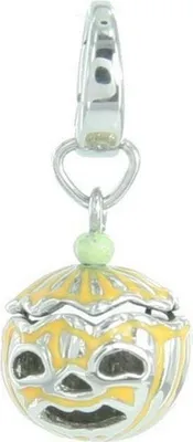 Produktbild von Fossil Damen Charm Edelstahl Kürbis Halloween JF86299040