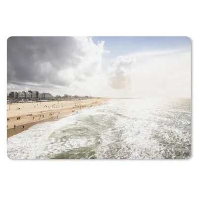 Produktbild von MuchoWow® Schreibtischunterlage Meer - Sonne - Niederlande 60x40 cm - XXL Mauspad - Großes Mauspad