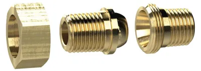 Produktbild von Riegler Lösbarer Doppelgewindenippel, konisch dichtend, R 2 a., R 2 a., MS