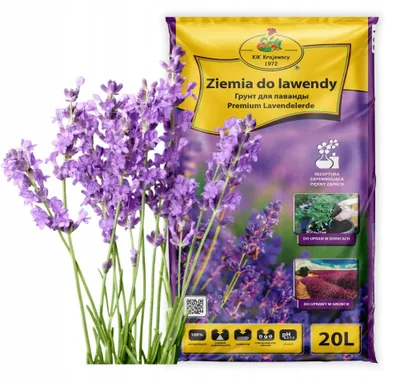 Image de Substrat de lavande 20 l - Haute qualité - Riche en éléments nutritifs - Pour le jardin et le balcon - Terreau de lavande - Substrat de lavande