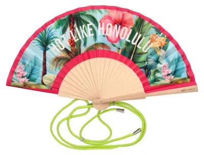 Produktbild von Fififan, Fächer, 23cm, Motiv: Hot Like Honolulu