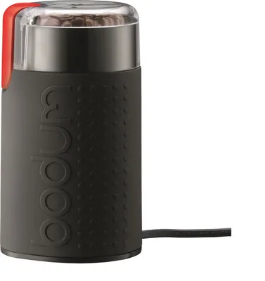 Obrázok produktu pre Bodum BISTRO, Čepeľový mlynček, 60 g, Čierna, Červená, Plast, Guma, 150 W, 95 mm