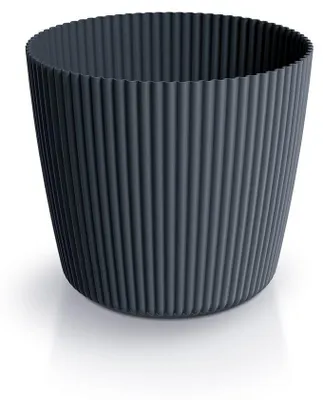 Obrázek produktu pro Květináč MILLA ROND antracitový 16,9 cm