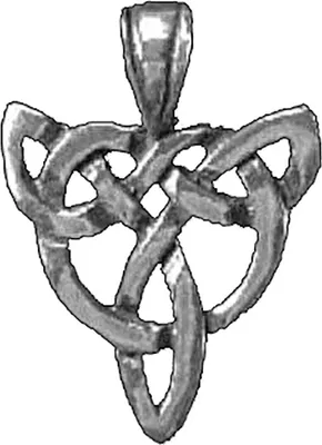 Produktbild von kelt. Knoten Schmuck Anhänger 925er Silber  29x21mm
