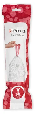 Produktbild von Brabantia Müllbeutel PerfectFit Multipack, Code Y / 20L, Extra Starke Müllsäcke