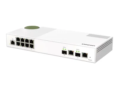 Immagine prodotto di QNAP QSW-M2108-2C - Switch - managed - 2 x 10 Gigabit SFP+ + 8 x 2.5GBase-T - Desktop