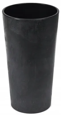 Obrázek produktu pro Plastový květináč Lilia eco beton efekt 465 mm, černý beton