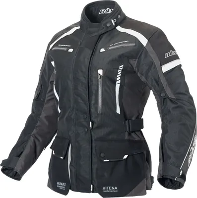 Produktbild von Büse Torino II Damen Motorrad Textiljacke, schwarz/weiß, 38