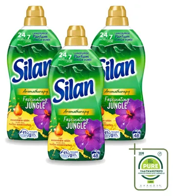 Produktbild von 3 x Silan Aromatherapy Weichspüler Fascinating Jungle – 1,056 l - Großpackung - 3 Stücke