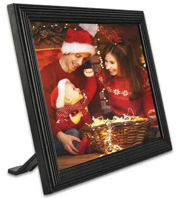 Obrázok produktu pre Digitálny fotorámik – 25,4 cm displej – dotykový displej – rozlíšenie 800×600 – 16 GB pamäte – automatická prezentácia
