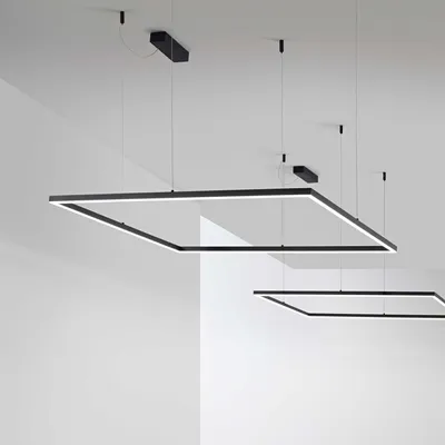 Obrázek produktu pro Ideal Lux 259208 ORACLE SLIM závesné svietidlo LED 51W/4100lm 3000K ?ierna