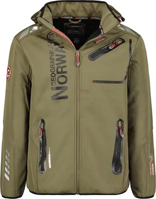 Obrázek produktu pro Geographical Norway Pánská softshellová bunda Green WY1997H/GN-Kaki / Black Velikost S