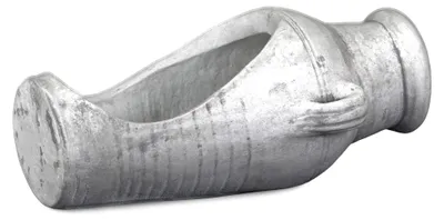 Produktbild von Amphore als Pflanzschale Pflanzgefäß aus Steinguss, H. 23 cm, 5 Liter, 12 kg, Grau, frostsicher für Außenbereich