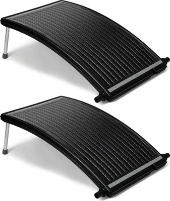 Produktbild von Clanmacy 2X Set Solar Poolheizung – Gebogene Solar-Heizung für Pools, 15 L, Ø38 mm, Poolzubehör