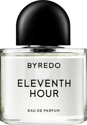 A product shot of a bottle of Byredo Eleventh Hour Eau de Parfum.