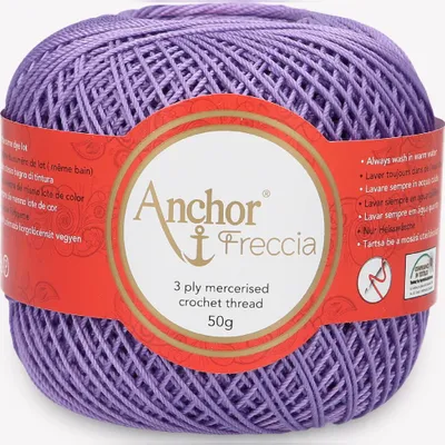 Image de Anchor Freccia 6 – fil de coton pour le crochet (couleur 00109)