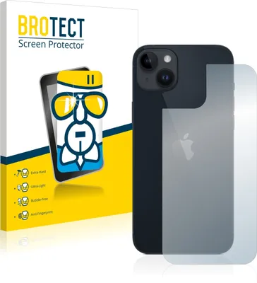 Produktbild von BROTECT Schutzglas für Apple iPhone 14 Plus (Rückseite) Schutzfolie Panzer Folie Glas Display Schutz klar