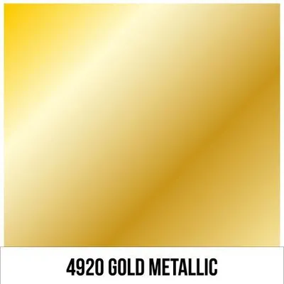Produktbild von POLI-TAPE POLI-FLEX TURBO Flexfolie METALLIC, A4 - Farbe: 4920 gold