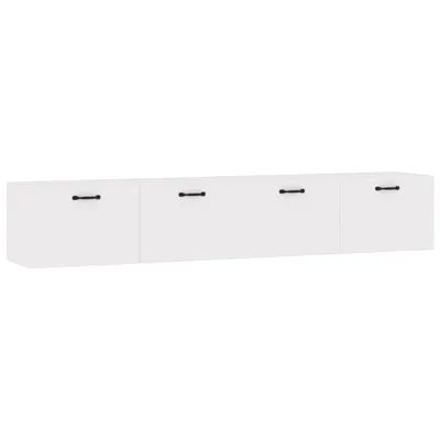 Produktbild von vidaXL Wandschränke 2 Stk. Weiß 100x36,5x35 cm Holzwerkstoff