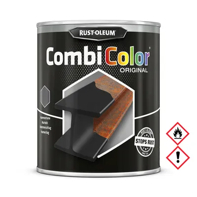 Produktbild von Rust Oleum CombiColor Hammerschlag schwarz auch auf Rost 750ml