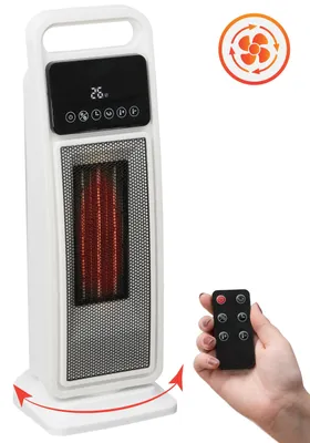 Produktbild von Brollux Elektroheizung 2000W LUX15 mobiler Elektroheizkörper Konvektor Heizgerät Keramikheizung Lüfter & Fernbedienung
