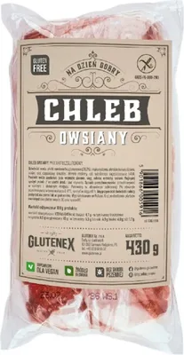 CHLEB OWSIANY KROJONY BEZGLUTENOWY 430 g - GLUTENEX