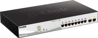 Produktbild von D-Link DGS-1210-10MP 10-Port PoE+ Layer2 Smart Managed Gigabit Switch