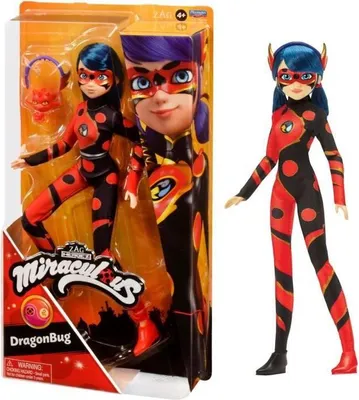 Immagine prodotto di Bambola, Miraculous Ladybug Dragon Bug, 26 cm, con accessori e Kwami