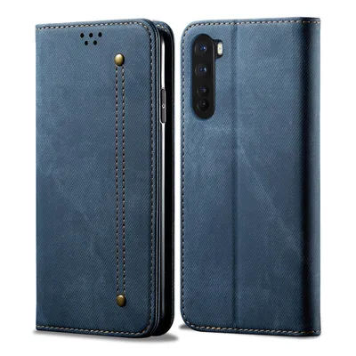 Obrázek produktu pro OnePlus Nord Pouzdro, Kožené Peněženkové Pouzdro s Magnetickým Uzavíráním a Pouzdro s Funkcí Stojánku pro OnePlus Nord modré