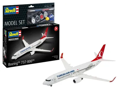 Productafbeelding van Revell modelset Boeing 737-800 "Turkish Airlines", schaal 1:144