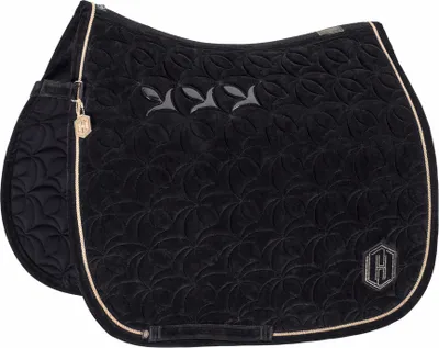 Immagine prodotto di Cuscinetto da sella Eskadron VELOUR EMBLEM nero Heritage 24/25, misura:VS