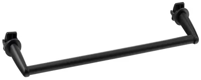 Produktbild von Handtuchhalter für Heizkörper 36cm gerade, Schwarz matt