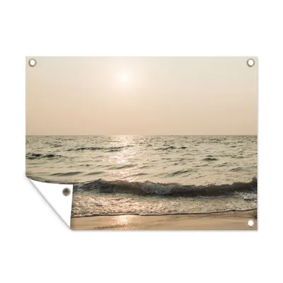 Obrázek produktu pro MuchoWow® Zahradní plakáty - Moře - pláž - slunce - 90x120 cm - Zahradní dekorace